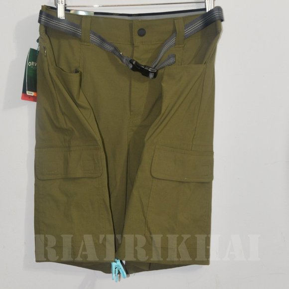 Men's Cargo Shorts Orvis IN gREEN - Picture 3 of 13